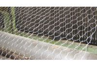 Eight  Feathers of hexagonal wire mesh